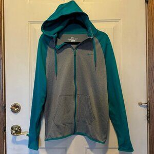 NIKE Therma Fit Hooded Sweatshirt Jacket Sz M